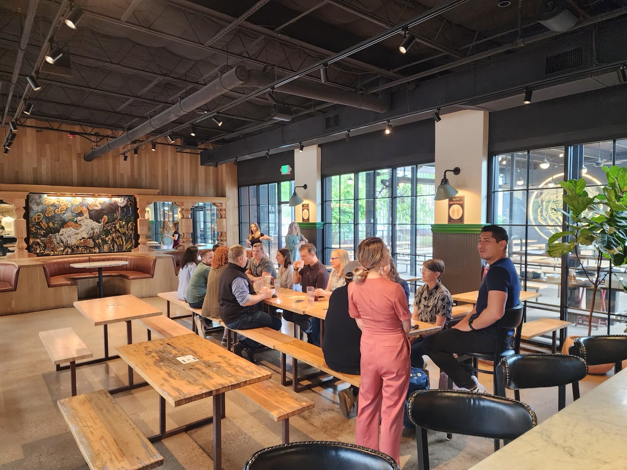 Marketers collaborating at an AMA Austin gathering