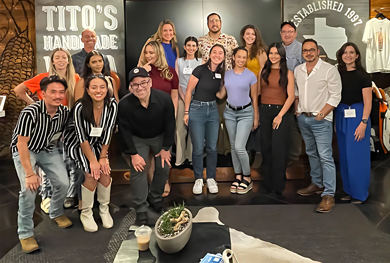 AMA Austin members at a community event