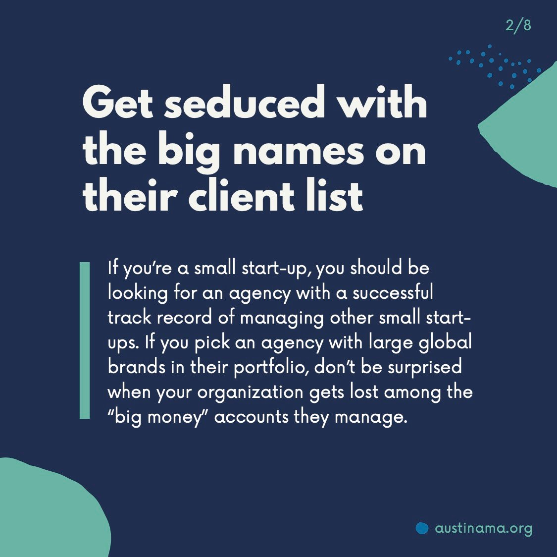 What NOT to do when selecting a new agency - 2