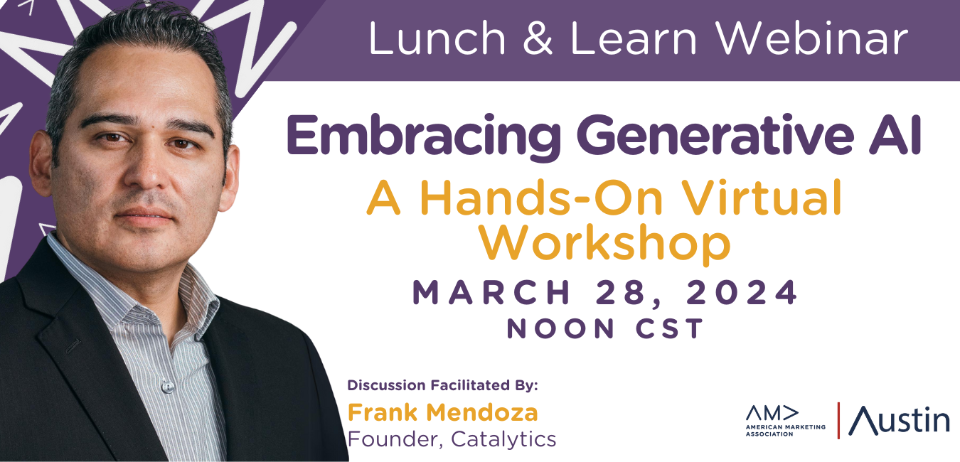 Frank Mendoza - Lunch & Learn