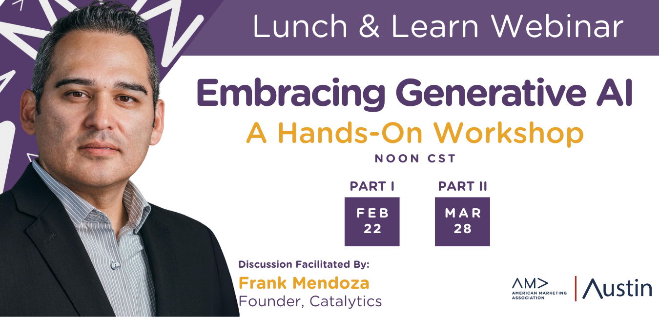 02 Feb 2024 Lunch & Learn - Frank Mendoza