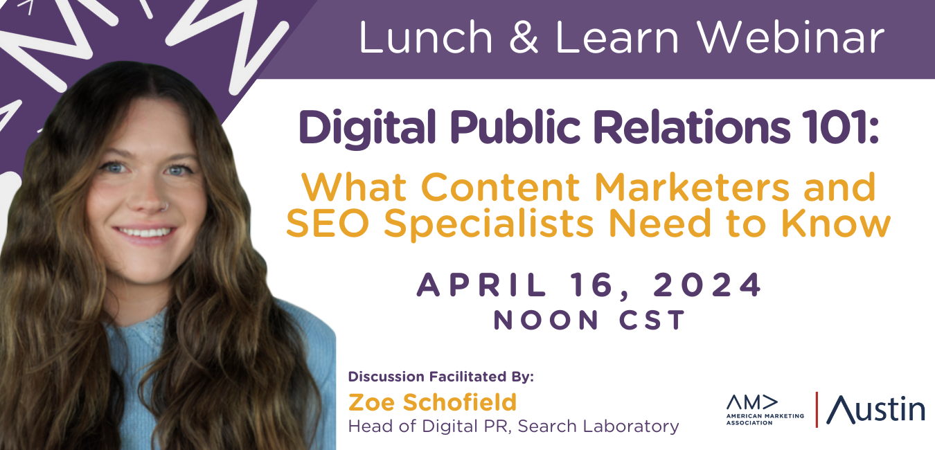 April 2024 Lunch & Learn | Austin AMA