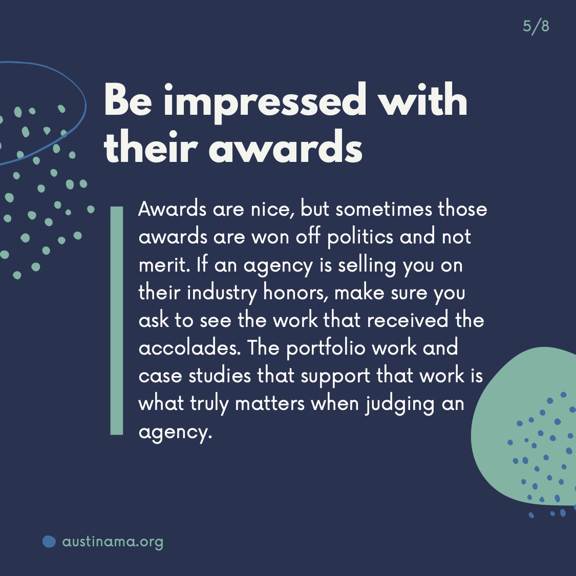 What NOT to do when selecting a new agency - 5