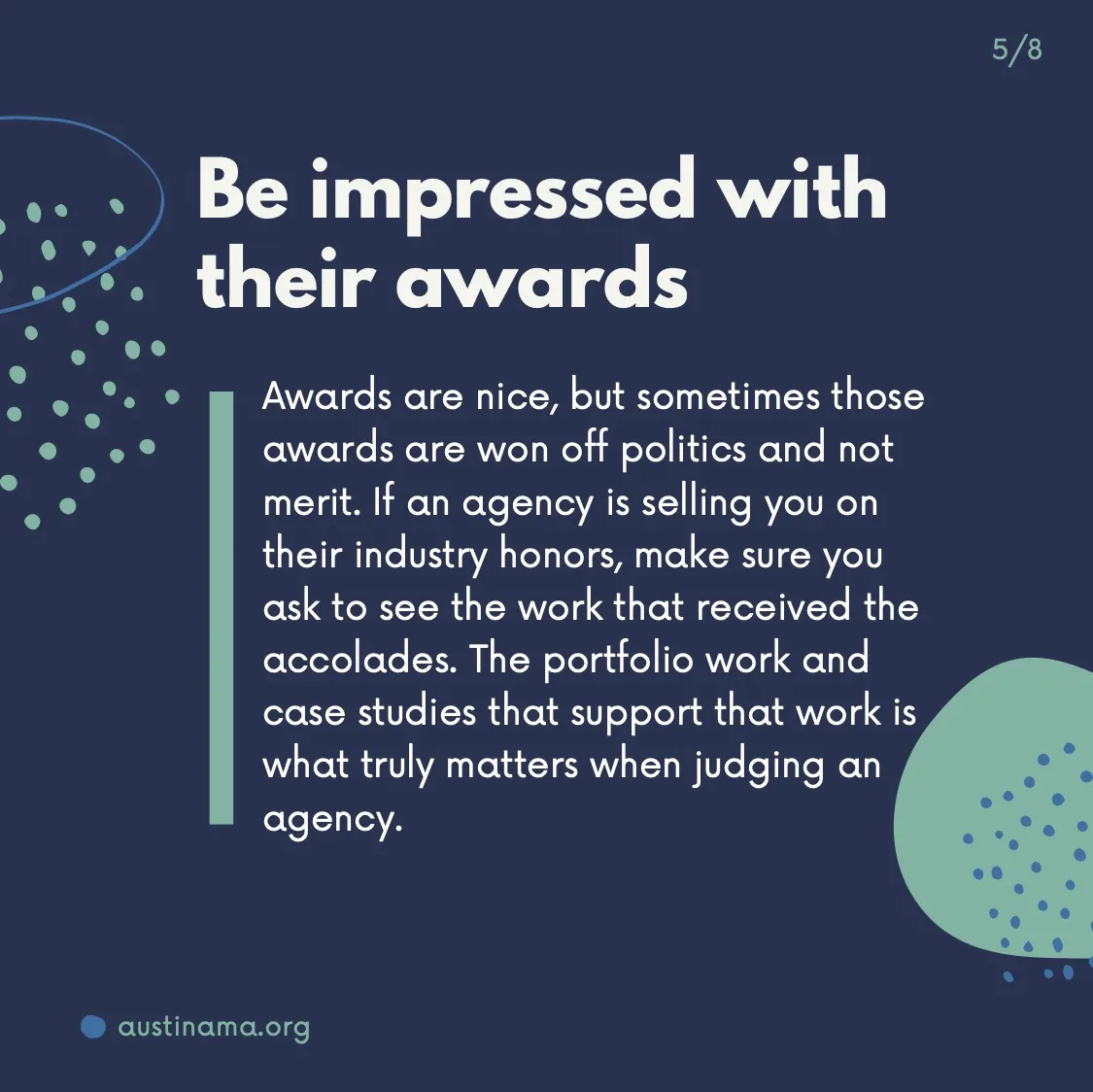 What NOT to do when selecting a new agency - 5