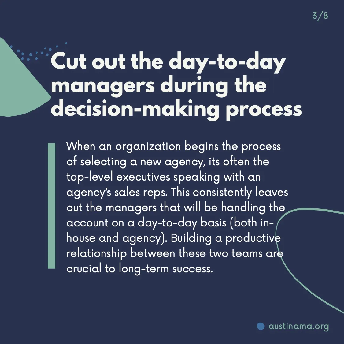What NOT to do when selecting a new agency - 3