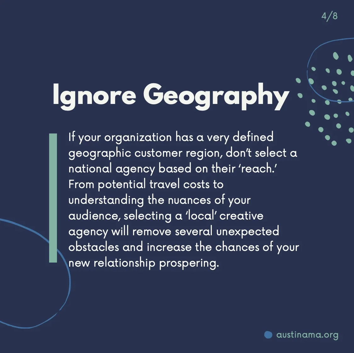 What NOT to do when selecting a new agency - 4